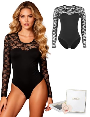 美品　Byplie レオタード&スカートセット ブラック S /Mサイズの方も Amazon | [comeondear] ボディスーツ レディース レース ホック付き